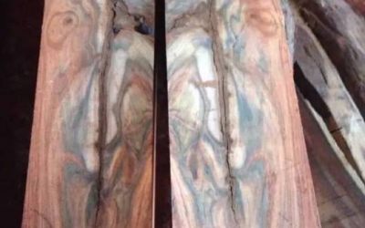 紅木廠掙錢容易？大紅酸枝的開料視頻火了！