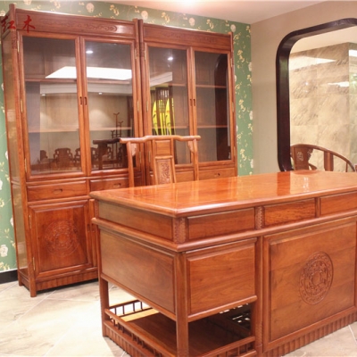 祥云辦公桌_寫字臺(tái)_大班臺(tái)